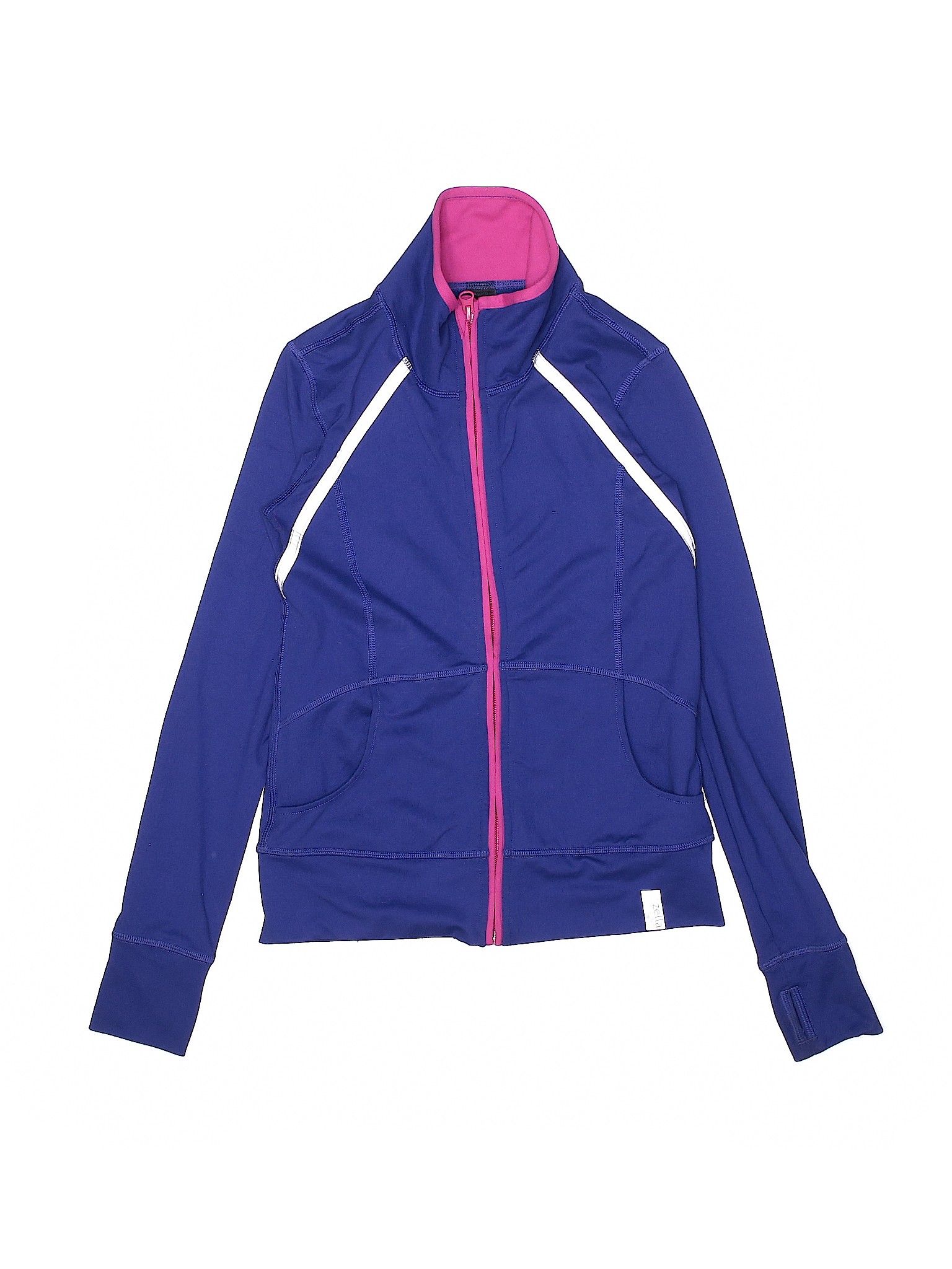 Zella Girl Purple Track Jacket Size 10 12 60 off thredUP