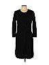 Oscar De La Renta 100% Merino Wool Black Casual Dress Size L - photo 1