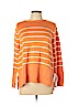 J.jill 100% Cotton Orange Pullover Sweater Size L (petite) - photo 1