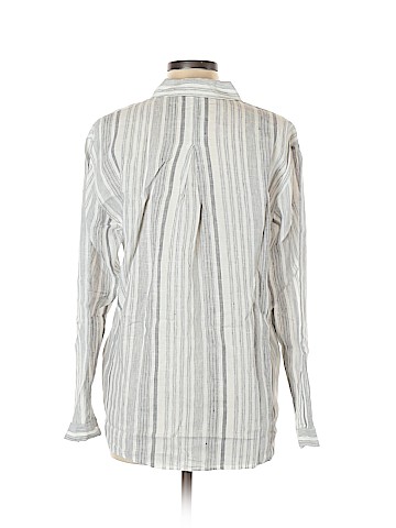 Lafayette 148 New York Long Sleeve Button-Down Shirt (view 2)