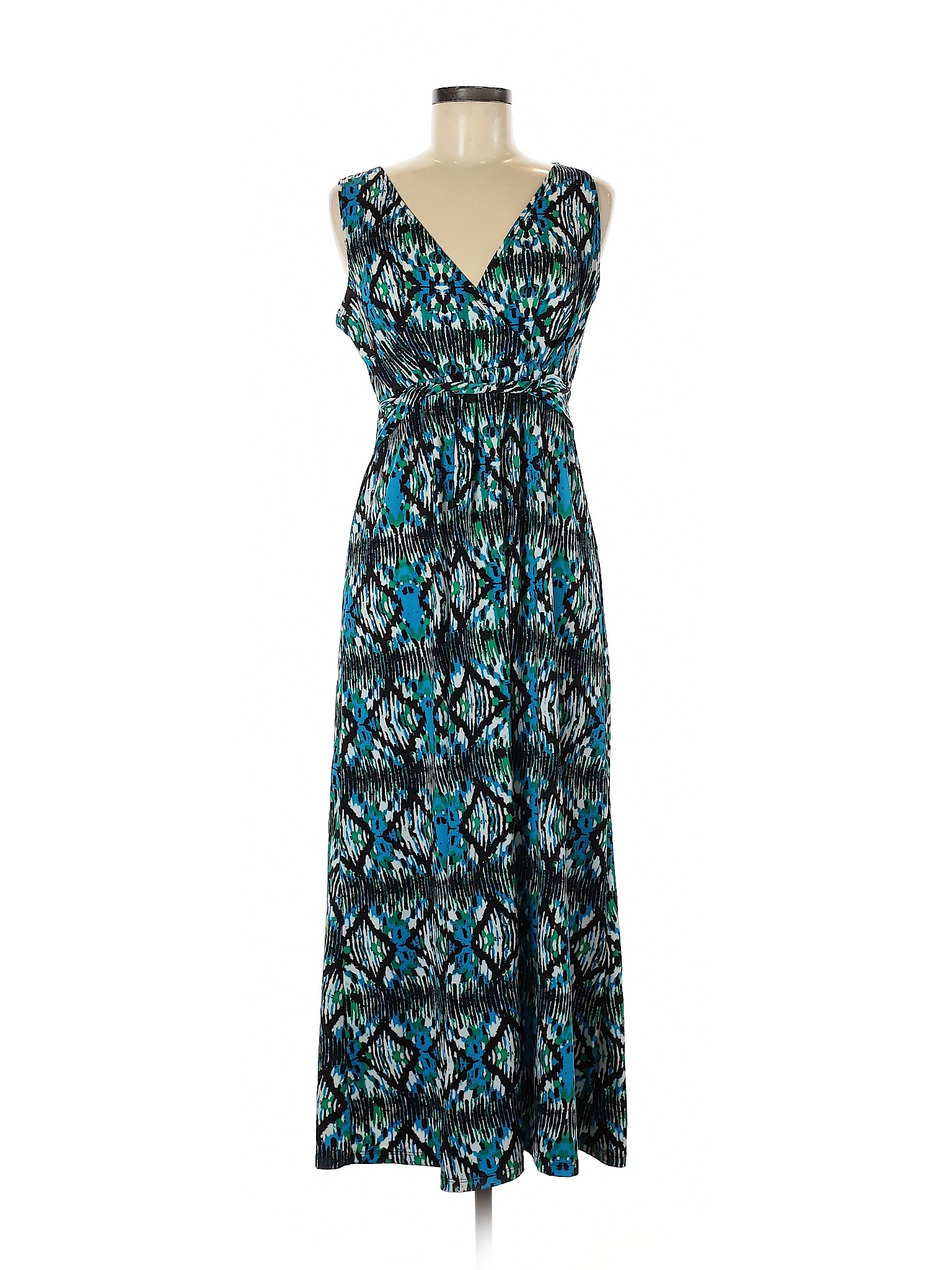 Kim Rogers Women Blue Casual Dress Med Petite | eBay