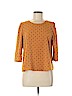 Dolce Vita 100% Polyester Gold 3/4 Sleeve Blouse Size M - photo 1