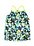 Gymboree 100% Polyester Floral Green Active Tank Size S (kids) - photo 1