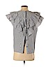 Zara Gray Short Sleeve Top Size XS - photo 2