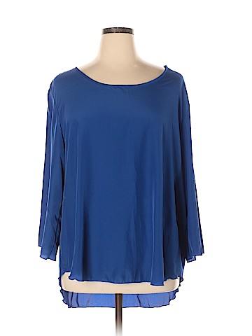 Hot Ginger 3/4 Sleeve Blouse (view 1)