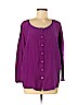 Drew Purple 3/4 Sleeve Blouse Size M - photo 1