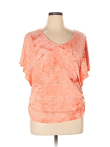 JM Collection Short Sleeve Top (view 1)