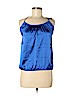 American Eagle Outfitters 100% Polyester Blue Sleeveless Blouse Size S - photo 1
