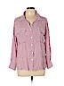 dalia 100% Rayon Pink Long Sleeve Button-Down Shirt Size XL - photo 1