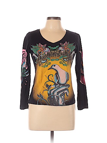 Christian Audigier Long Sleeve T-Shirt (view 1)