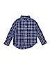 Ralph Lauren 100% Cotton Plaid Blue Long Sleeve Button-Down Shirt Size 4T - photo 1