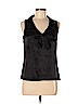 Valentino 100% Silk Black Sleeveless Silk Top Size 6 - photo 1