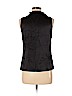 Valentino 100% Silk Black Sleeveless Silk Top Size 6 - photo 2