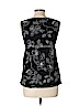 BCBGMAXAZRIA 100% Cotton Black Sleeveless Blouse Size L - photo 2