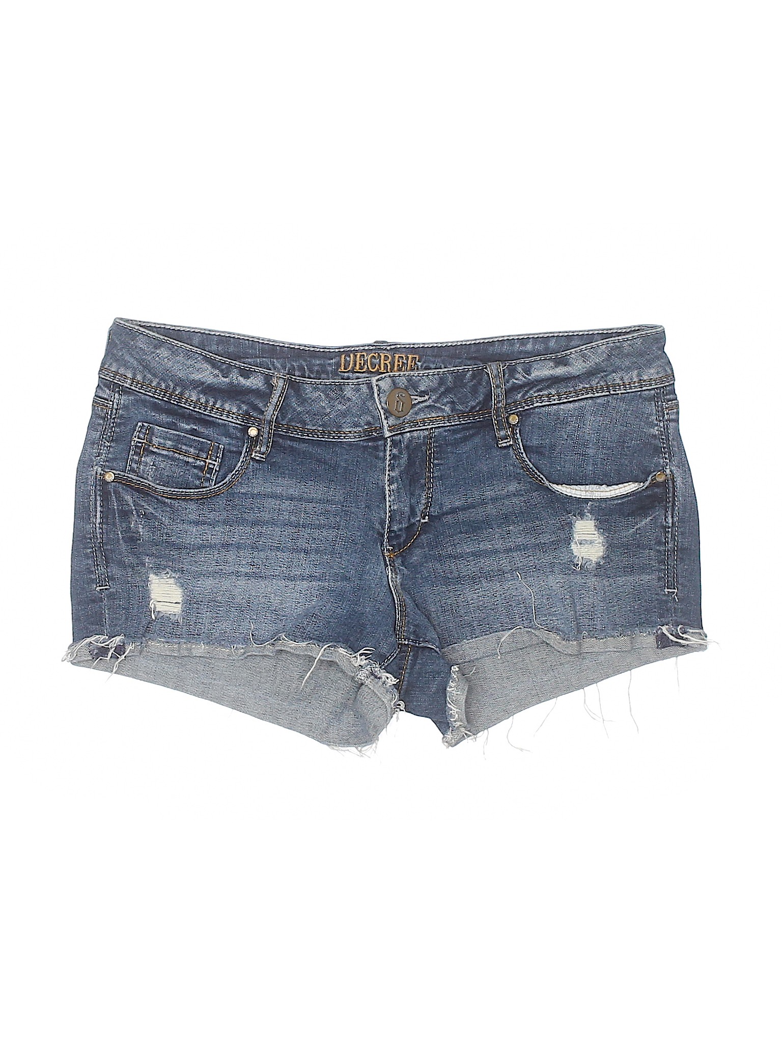 about Shorts Blue Details Women Decree Denim 9