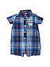 Carter's 100% Cotton Blue Short Sleeve Outfit 6-9 MO / 9 MO - photo 1