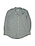 Cherokee 100% Cotton Checkered-gingham Green Long Sleeve Button-Down Shirt Size 12 - 14 - photo 1