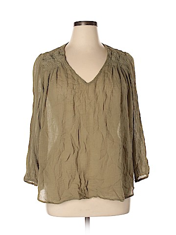 Current/Elliott 3/4 Sleeve Blouse (view 1)