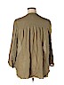 Current/Elliott 100% Cotton Green 3/4 Sleeve Blouse Size Lg (3) - photo 2