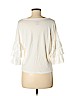 American Eagle Outfitters White 3/4 Sleeve Top Size S - photo 2