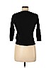 August Silk 100% Cotton Black Pullover Sweater Size M (petite) - photo 2