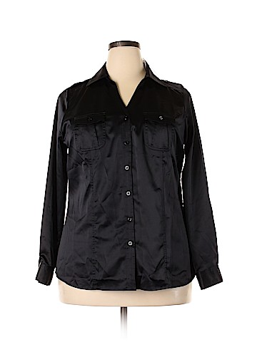 Lane Bryant Outlet Long Sleeve Blouse (view 1)