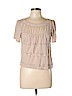 American Eagle Outfitters 100% Viscose Tan Short Sleeve Top Size M - photo 1