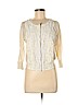 Banana Republic 100% Cotton Ivory Cardigan Size M (petite) - photo 1