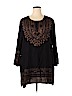 ASHRO 100% Rayon Black Casual Dress Size XXL - photo 1
