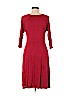 Velvet Red Casual Dress Size L - photo 2