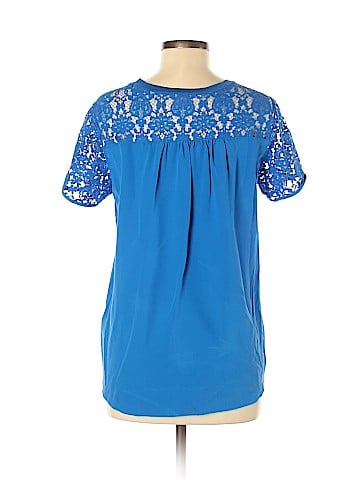 Rebecca Taylor Short Sleeve Silk Top (view 2)