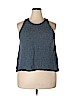 Madewell Blue Sleeveless Top Size XL - photo 1