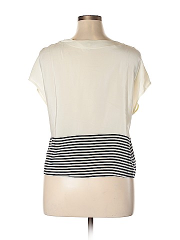Joie Short Sleeve Silk Top (view 2)
