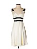 BCBGMAXAZRIA 100% Polyester Ivory Cocktail Dress Size 2 - photo 1