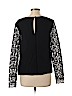 Ella Moss 100% Polyester Black Long Sleeve Blouse Size L - photo 2