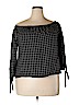 Madewell 100% Cotton Black Long Sleeve Blouse Size XL - photo 1