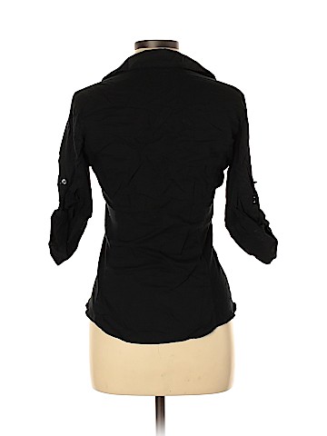 James Perse 3/4 Sleeve Button-Down Shirt (view 2)