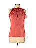 Diane von Furstenberg Pink Sleeveless Silk Top Size 6 - photo 1