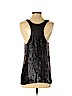 Theory 100% Polyester Black Sleeveless Blouse Size S - photo 2