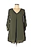 Lush 100% Polyester Green Casual Dress Size XS - photo 1