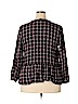 Ann Taylor LOFT 100% Rayon Black 3/4 Sleeve Blouse Size 18 - photo 2