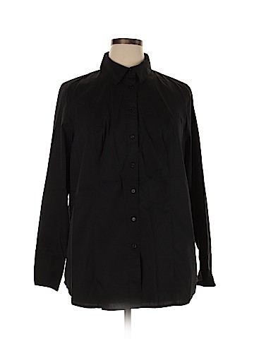 Lane Bryant Long Sleeve Button-Down Shirt (view 1)