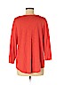 Chico's 100% Cotton Red 3/4 Sleeve T-Shirt Size XL (3) - photo 2
