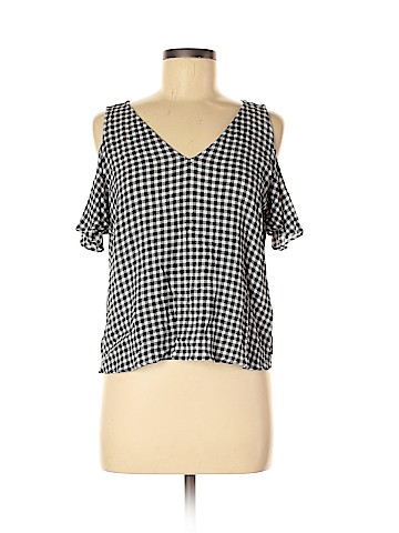 a.n.a. A New Approach Short Sleeve Blouse (view 1)