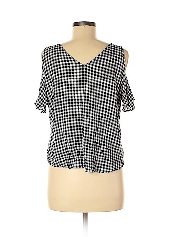 a.n.a. A New Approach Short Sleeve Blouse (view 2)