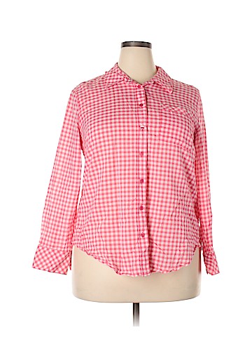 Lane Bryant Long Sleeve Button-Down Shirt (view 1)