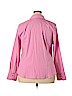 Lane Bryant 100% Polyester Pink Long Sleeve Button-Down Shirt Size 18/20 - photo 2