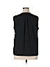 New York & Company 100% Polyester Black Sleeveless Blouse Size XL - photo 2