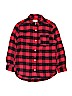 Old Navy Red 3/4 Sleeve Button-Down Shirt Size 8 - photo 1