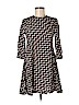 H&M 100% Viscose Blue Casual Dress Size 4 - photo 1